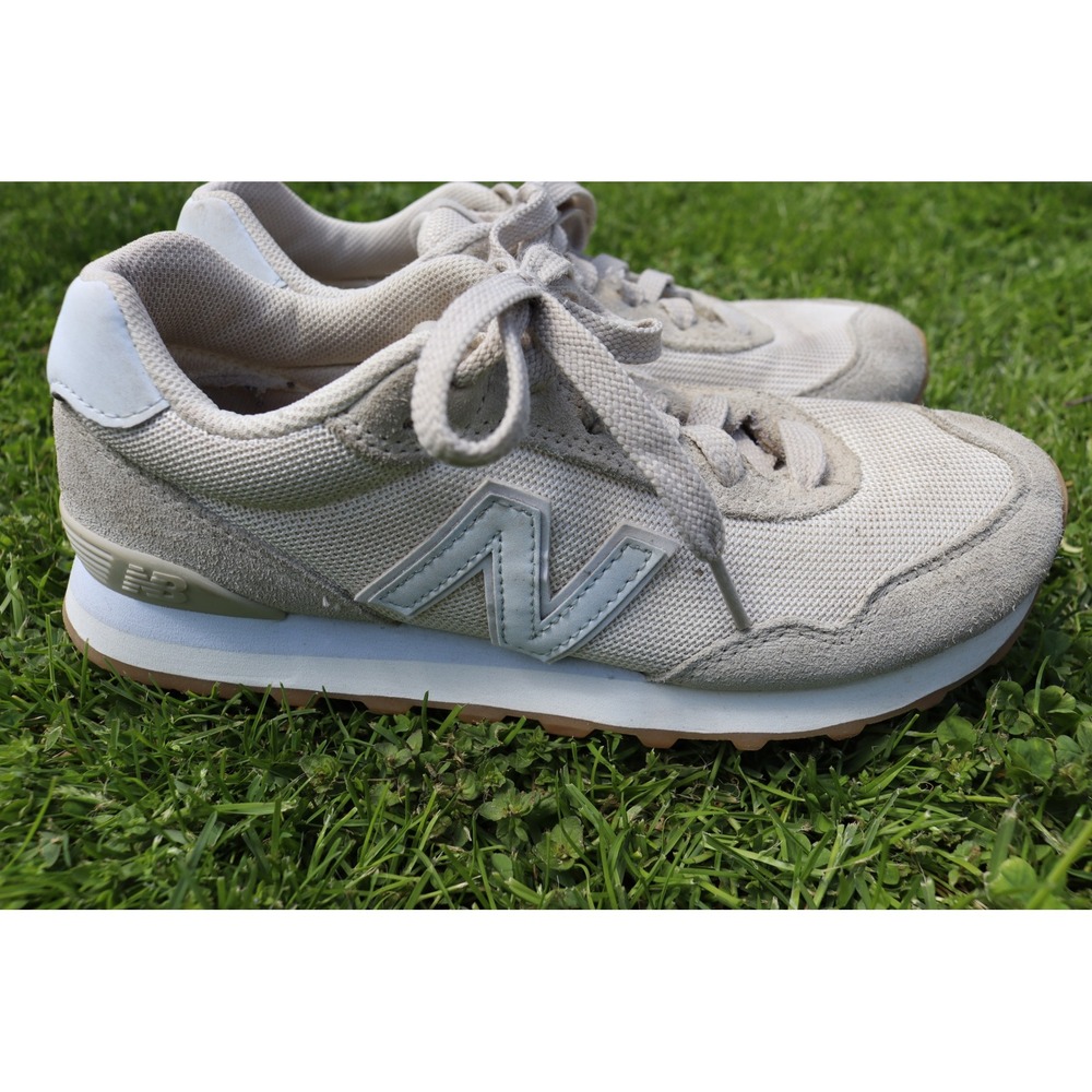 New Balance 515 Womens Sneakers Light Grey Suede Mesh WL515GR3 Size 7.5 - Picture 2 of 7
